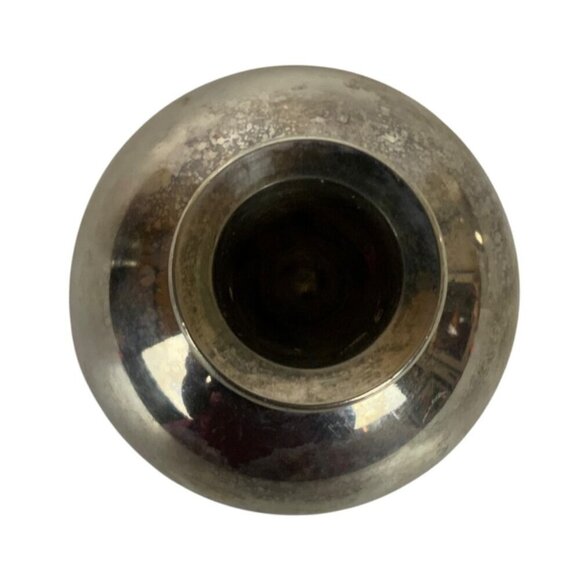 Vintage Oneida Silversmith Silver Plated Taper Candle Holders Pair Fluted Top - Picture 3 of 5